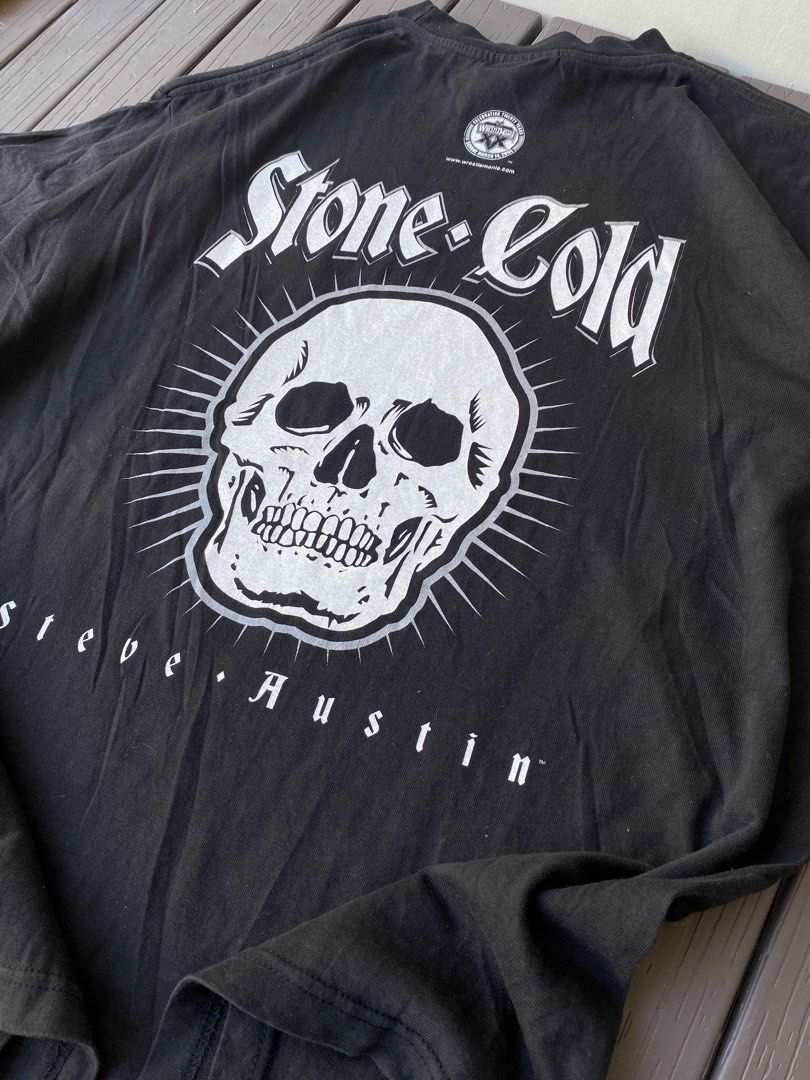 Stone Cold Stunner Inc. 💀 (Category: Tshirts & Polo Shirts ) located in Jordan. Submitted by jackcurateddept (Listing ID 1460327542, Image 2). Description: 2003 SC Large 22x29 Deadstock condi Add shipping .