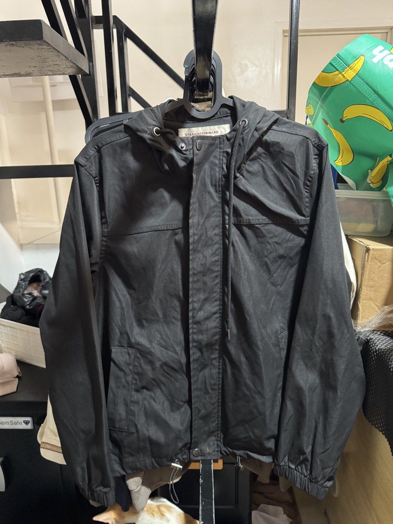 STRAIGHTFORWARD Jacket Men M (Category: Coats, Jackets and Outerwear) located in Caloocan City. Submitted by r3iiji (Listing ID 1460341423, Image 1). Description: worn once to school no issue, needs cleaning since this was in the closet for a while loc: fairview.