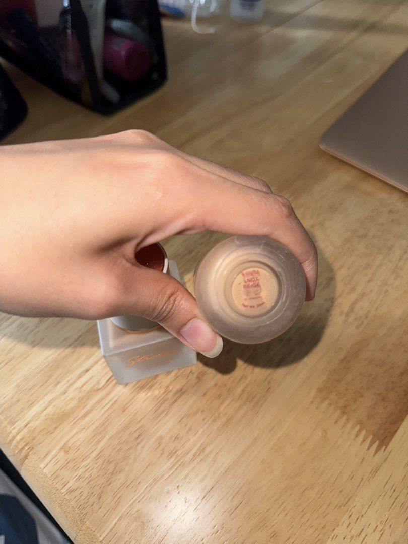 Bundle Strokes & Enigma Foundation (Category: Makeup) located in Quezon City. Submitted by CheekyPhoenix (Listing ID 1460379794, Image 3). Description: - Strokes Soft Skin Veil Foundation (Shade: Medium 03, 1/2 of the bottle left) - Enigma Foundation (Shade: LN 07 Beige, 3/4 of the bottle left).