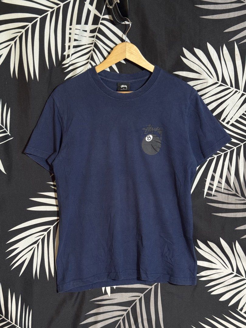 Stussy navy blue (Category: Luxury Apparel) located in Mahinog. Submitted by raphyseller (Listing ID 1460377061, Image 2). Description: Dimes 19.5 x 26.