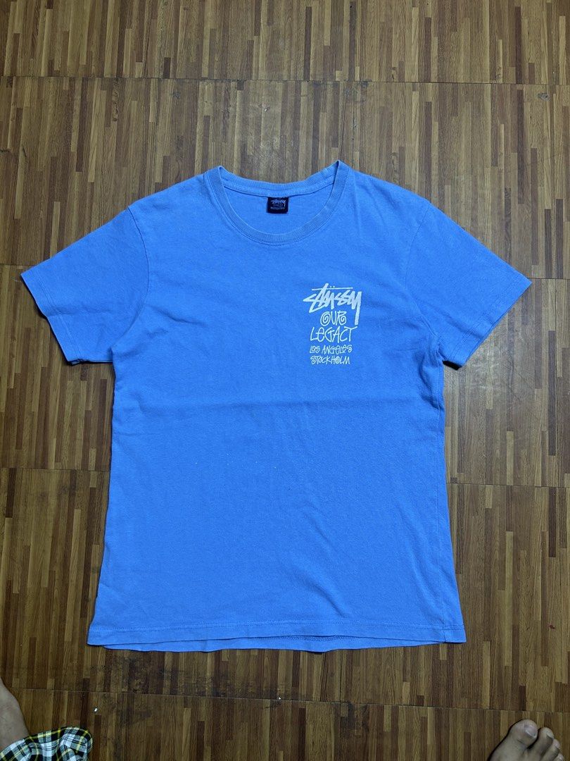 Stussy shirt (Category: Tshirts & Polo Shirts ) located in Cebu City. Submitted by thrift_grail (Listing ID 1460377379, Image 1). Description: Excellent condition Issue: minimal hairline, pinholes Size S on tag Dimes 19w27l Cr 9/10 Cebu city.