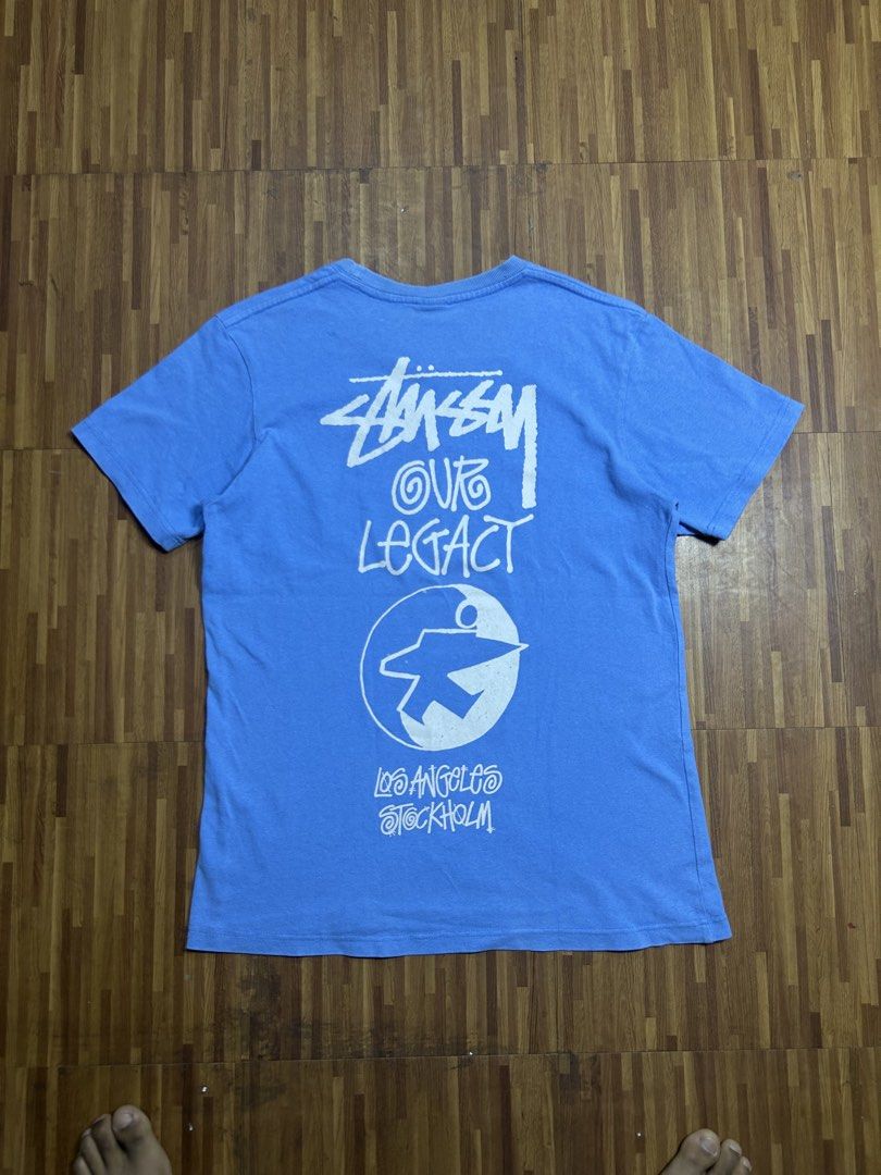 Stussy shirt (Category: Tshirts & Polo Shirts ) located in Cebu City. Submitted by thrift_grail (Listing ID 1460377379, Image 2). Description: Excellent condition Issue: minimal hairline, pinholes Size S on tag Dimes 19w27l Cr 9/10 Cebu city.