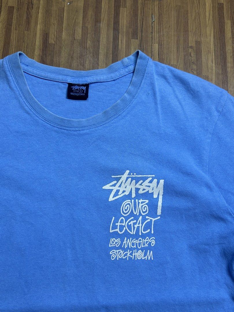 Stussy shirt (Category: Tshirts & Polo Shirts ) located in Cebu City. Submitted by thrift_grail (Listing ID 1460377379, Image 3). Description: Excellent condition Issue: minimal hairline, pinholes Size S on tag Dimes 19w27l Cr 9/10 Cebu city.