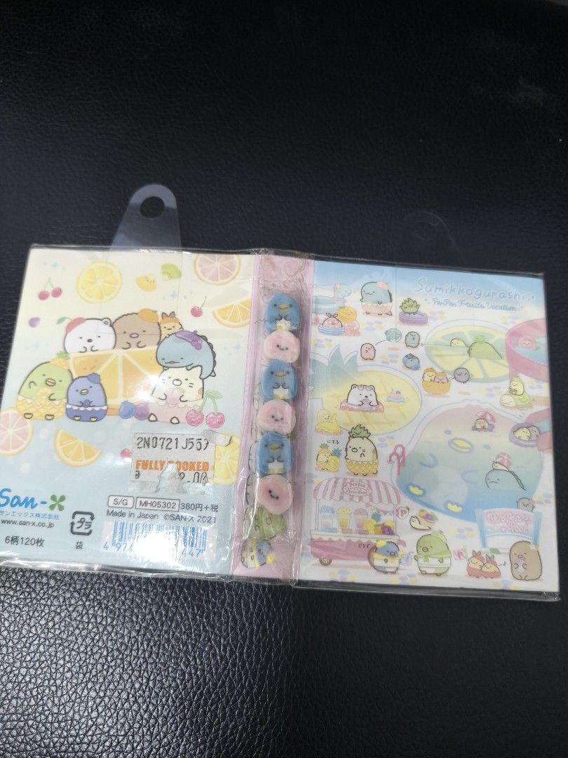 Sumikko gurashi memo pad & erasers (Category: Stationery & School Supplies) located in Pasay City. Submitted by biancabee25 (Listing ID 1460436382, Image 1). Description: brand new memo pad 6 designs with erasers.