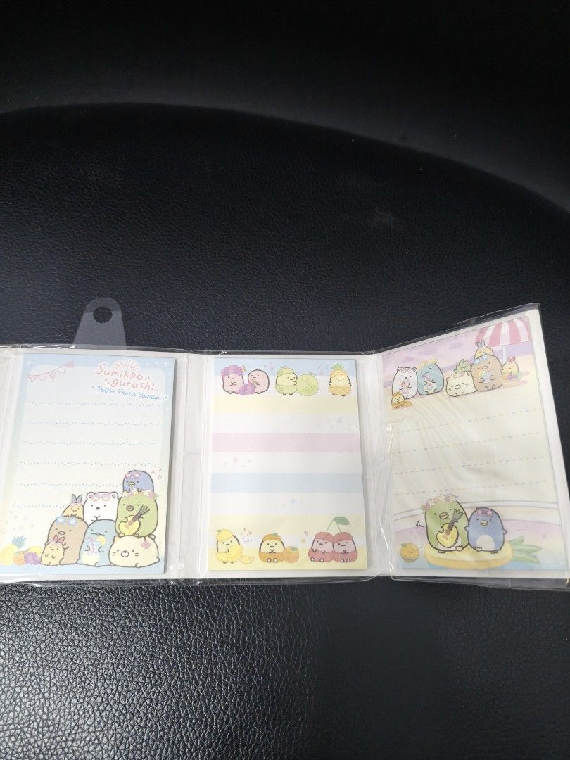 Sumikko gurashi memo pad & erasers (Category: Stationery & School Supplies) located in Pasay City. Submitted by biancabee25 (Listing ID 1460436382, Image 2). Description: brand new memo pad 6 designs with erasers.