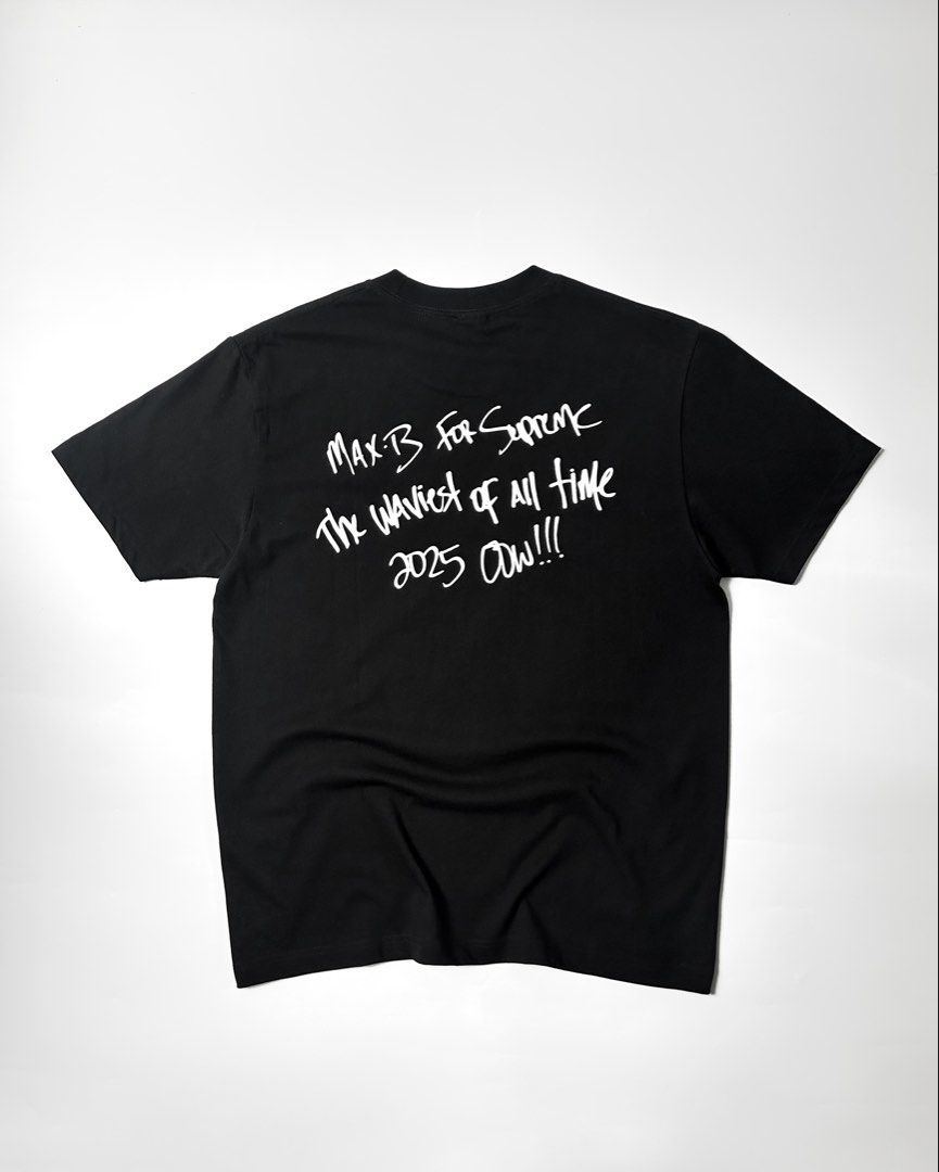Supreme Max B Tee / SS25 (Category: Formal Shirts) located in Subic. Submitted by grail.stuffz (Listing ID 1460446240, Image 3). Description: Supreme Max B / SS25 Tee Size Medium to Large.