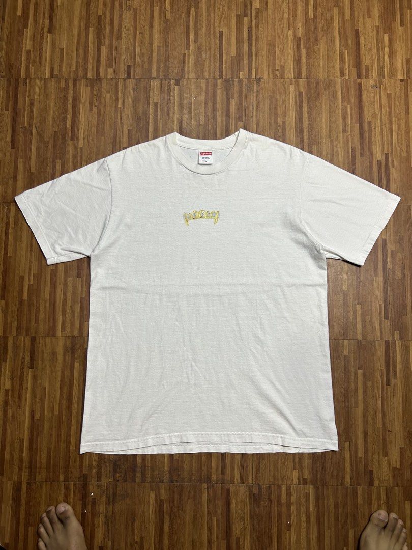 Supreme shirt (Category: Luxury Apparel) located in Cebu City. Submitted by thrift_grail (Listing ID 1460378041, Image 1). Description: Excellent condition Issue: super minimal hairline Size M on tag Dimes 21w 27l Cr 9/10 Need wash.