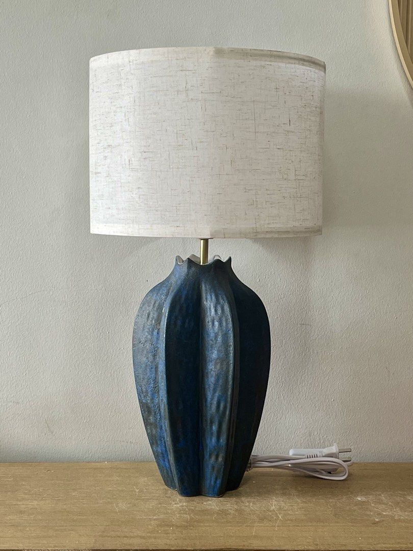 New Ceramic Table Lamp (PAIGE) (Category: Lighting) located in Mandaluyong City. Submitted by houseof1980 (Listing ID 1460424340, Image 2). Description: PAIGE Table Lamp Measures 25cm L x 25cm D x 49cm H Use E27 bulb 220v, wired Ceramic base.