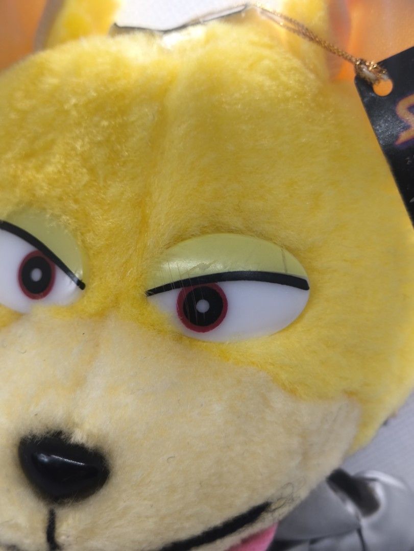Takara 1993 Starfox Plush Extremely Rare (Category: Plushies & Soft Toys) located in Rosario. Submitted by definitelynotrenz (Listing ID 1460314598, Image 3). Description: Selling Extremely Rare 1993 Takara Starfox Plush In great condition Flaws: Plastic eyes show slight minor surface scratching upon close inspection. The white material on the gloves shows light scuffing/blue transfer marks (clearly visible in photos). Paypal Goods and Service / 