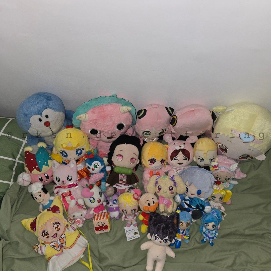TAKE ALL ANIME PLUSHIES (Category: Plushies & Soft Toys) located in Tanza. Submitted by rksn.decluttering (Listing ID 1460363585, Image 3). Description: No haggle please. Last price posted. Manage your expectations as this is preloved. See photos for condition. What you see what you get. AS IS. Scroll my profile to see individual photos of the product. SpyXFamily Anya Demon Slayer Sailor Moon Doraemon Tokyo Revengers Pretty Cure PreCure Oshi No K