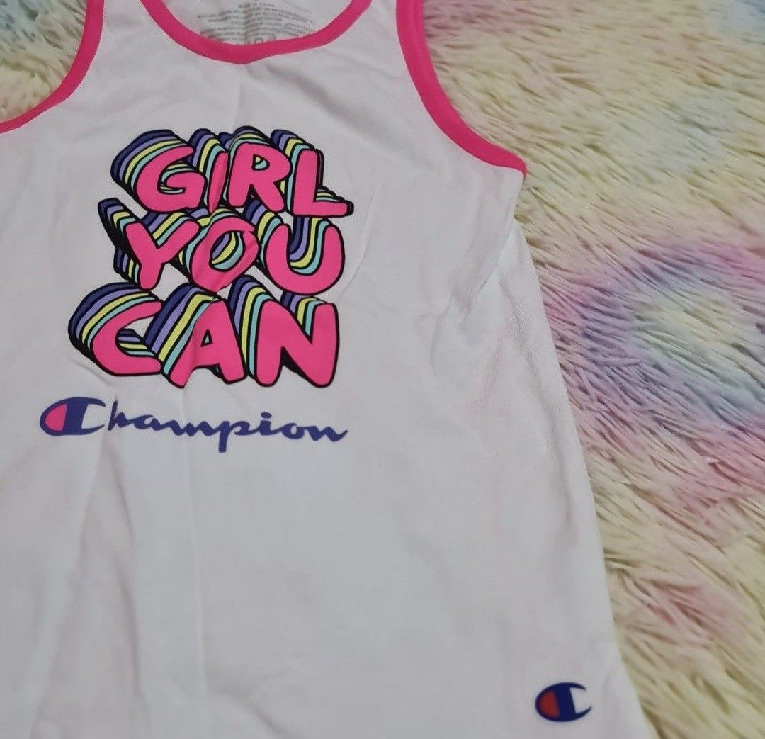 Take all Champion kid's tops (Category: Babies & Kids Fashion) located in Las Pinas. Submitted by assortedkidzstuffs (Listing ID 1460394593, Image 3). Description: repriced already. selling really low! imported, original from store both size 5 like new ung may sleeves then the whitepink sleeveless, tag removed lang pero di pa nasusuot this is a great deal na sobra pls.search brand and price #zarakids #importedkids.