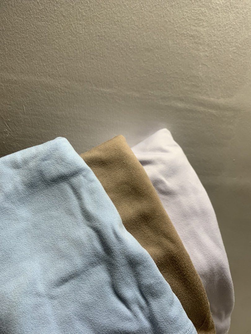 Tank Top Double Lining (Mocha - Blue - White) (Category: Others Tops) located in Manila. Submitted by fheiiyou (Listing ID 1460481495, Image 2). Description: Free size. Stretchable. ₱20 each ₱50 take all.