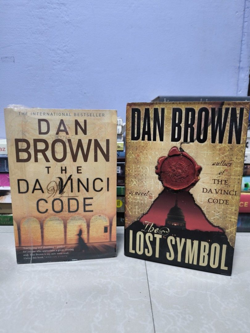 The Da Vinci Code & The Lost Symbol (Category: Storybooks) located in Caloocan City. Submitted by biajanine (Listing ID 1460472583, Image 1). Description: Dan Brown Bundle The Da Vinci Code -Large trade paperback (resealed) -Slight tanning The Lost Symbol -Hardcover - with tanning and foxing edges MOP: Gcash MOD:LBC Meetup: SM Grand Central, SM Manila, Lrt1 (by schedule) .