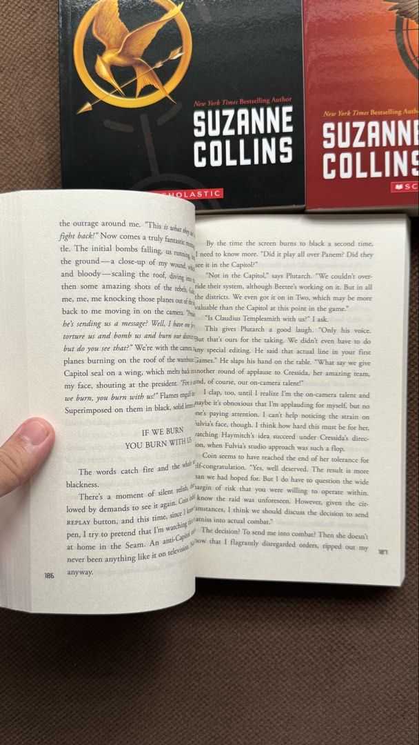 MOCKINGJAY by Suzanne Collins (Category: Storybooks) located in Manila. Submitted by oliverealon (Listing ID 1460305997, Image 3). Description: MOCKINGJAY by Suzanne Collins ₱500 - Brand New - Unsealed, but never read, never used. Only displayed - RFS: Decluttering (this was an impulsive buy) - Bought from Fully Booked MOP: Gcash MOD: J&T or Lalamove.