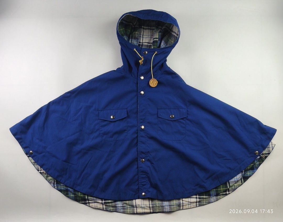 the north face purple label mountain poncho (Category: Coats, Jackets and Outerwear) located in Manila. Submitted by corner_finds (Listing ID 1460360073, Image 1). Description: size WS on tag width 45.5' length 22.5' no flaws 9/10 condition or better 1999+sf can send more photos upon request dm.