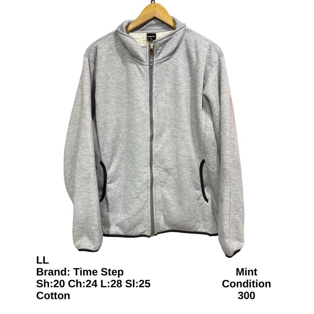 Time Step Pull Zipper Jacket (Category: Coats, Jackets and Outerwear) located in Bulacan. Submitted by rlemonfashionshop (Listing ID 1460435257, Image 1). Description: Premium Class Quality Items. Actual Item on Photo with Good/Mint Condition. Message us for inquiries, more information and confirmation. Wash before wearing. Thank you so much..