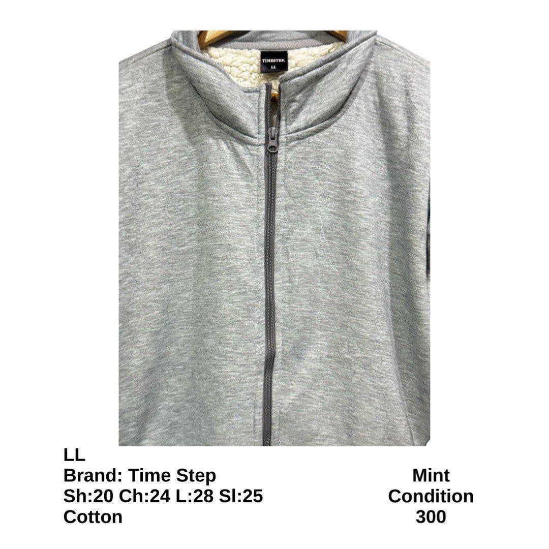 Time Step Pull Zipper Jacket (Category: Coats, Jackets and Outerwear) located in Bulacan. Submitted by rlemonfashionshop (Listing ID 1460435257, Image 2). Description: Premium Class Quality Items. Actual Item on Photo with Good/Mint Condition. Message us for inquiries, more information and confirmation. Wash before wearing. Thank you so much..
