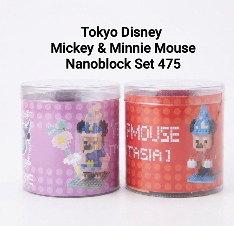Tokyo Disney Mickey & Minnie Mouse Nanoblocks (Category: Lego & Building Sets) located in Binan City. Submitted by mayjhe (Listing ID 1460355667, Image 1). Description: 💟 For Sale 💟 👉 Kindly read the page rules 🌸 Disney Mickey & Minnie Mouse 🍀 Nanoblocks 📍 Condition: Good 💰 Price is 475.00 🇵🇭 Location Biñan Laguna 🛵 Courier J&T and Lalamove 📋 Shipping by Thursday 📍 NO COD, COP, CHECKOUT 📌 All items are carefully packed and labeled wi