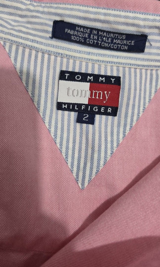 Tommy Hilfiger pink button down top (Category: Sleeveless) located in Dasmarinas. Submitted by 32mimimi (Listing ID 1460445950, Image 3). Description: .