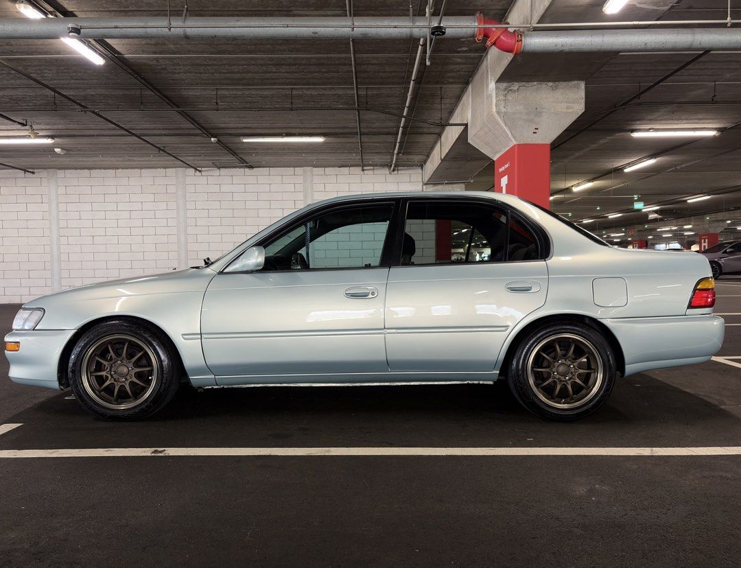 Toyota Corolla 1.6 AE101 Manual (Category: Used Cars) located in Singapore. Submitted by drivoq (Listing ID 1460384390, Image 2). Description: Selling my beloved built not bought AE101 Corolla 1.6. Car has been fully restored to my taste and ready for next owner to continue driving and even renew the COE when the time comes. Super under-utilised as I started working from home after restoring it. Weekly JB trip with oldie has never been an issue, 