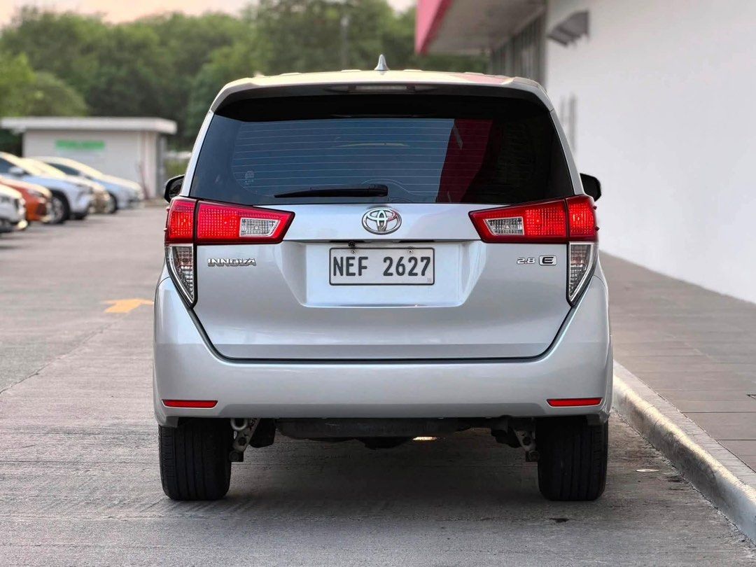 Toyota Innova E Auto (Category: Used Cars) located in Manila. Submitted by quality_cars (Listing ID 1460399141, Image 3). Description: FOR SALE! Toyota Innova E 2020 AT (Loaded) Automatic transmission 90k original mileage Brand new Ridemax lowering shocks Brand new Jamex lowering springs Brand new Rota GKR 18in Brand new tires 235/50r18 (2025/26) Newly installed ceramic tint Full Sound set up 12in subwoofer Complete LED lights Bosch Europa horn D