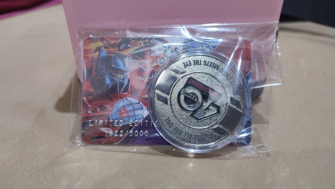 Transformers 40 Years Coin (Category: Currency) located in Paranaque City. Submitted by pengepoods (Listing ID 1460469585, Image 1). Description: Transformers 40 Year Coin Brand new 1622/5000 Paranaque.