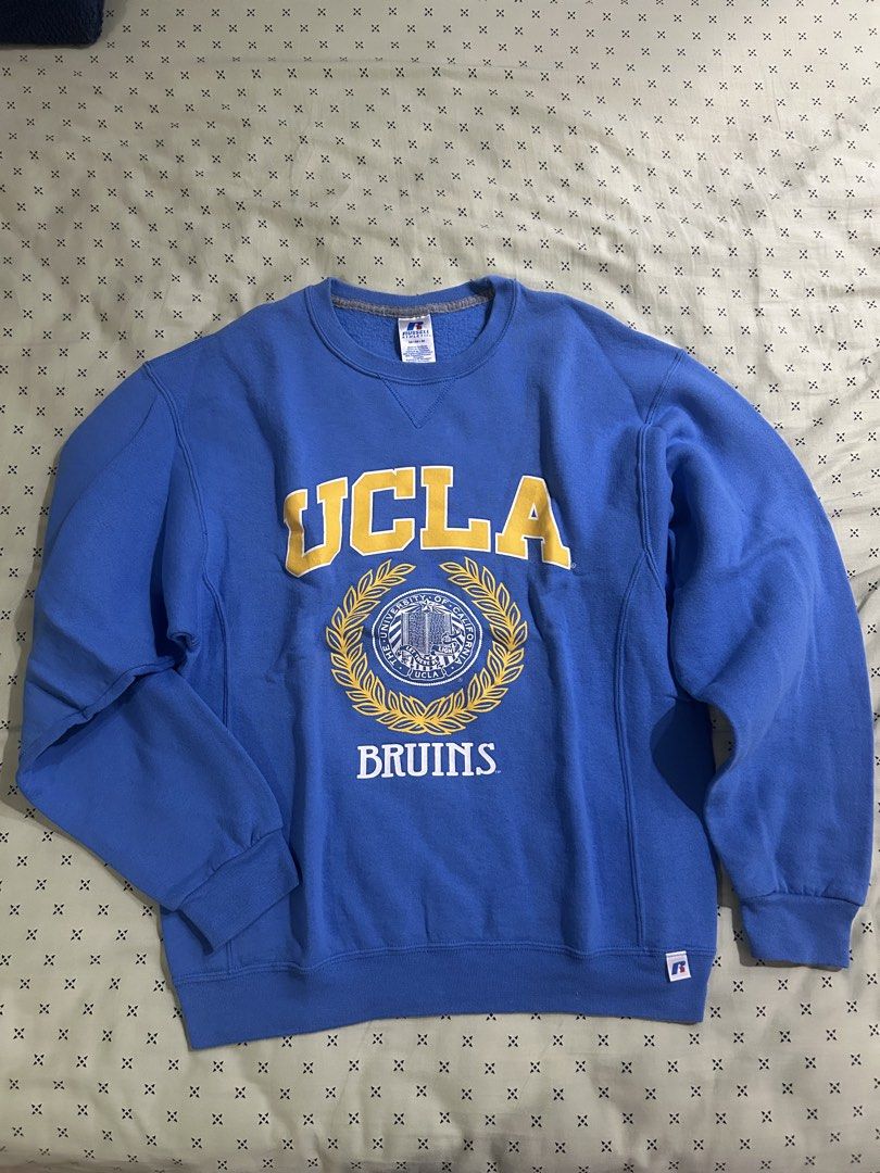 UCLA sweatshirt (Category: Coats, Jackets and Outerwear) located in Makati City. Submitted by racarbon (Listing ID 1460355205, Image 1). Description: UCLA sweatshirt rarely used for 2.5 years Legit UCLA/Russel athletics sweatshirt, bought from the UCLA store on campus..