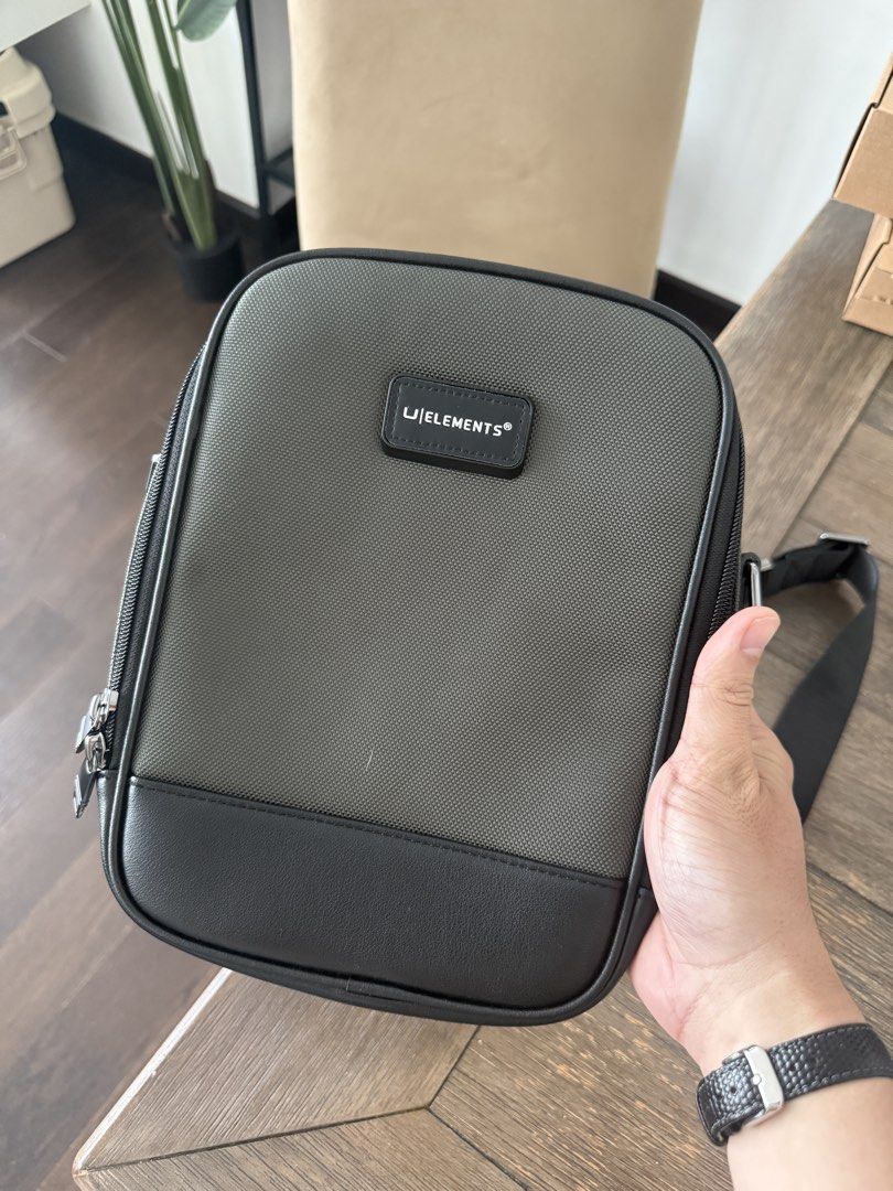 U|ELEMENTS Elite Scott Crossbody Bag Grey Black (Category: Sling Bags) located in Santa Rosa. Submitted by danzelrafter (Listing ID 1460364813, Image 3). Description: U Elements Crossbody bag - used only for review - ideal for everyday or daily use RFS: decluttering .