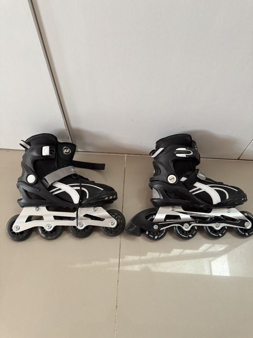 Ultra wheels rollerblades (Category: Skates, Rollerblades & Scooters) located in Cavite. Submitted by reygab (Listing ID 1460329920, Image 1). Description: Good condition rollerblades Size 7mens .