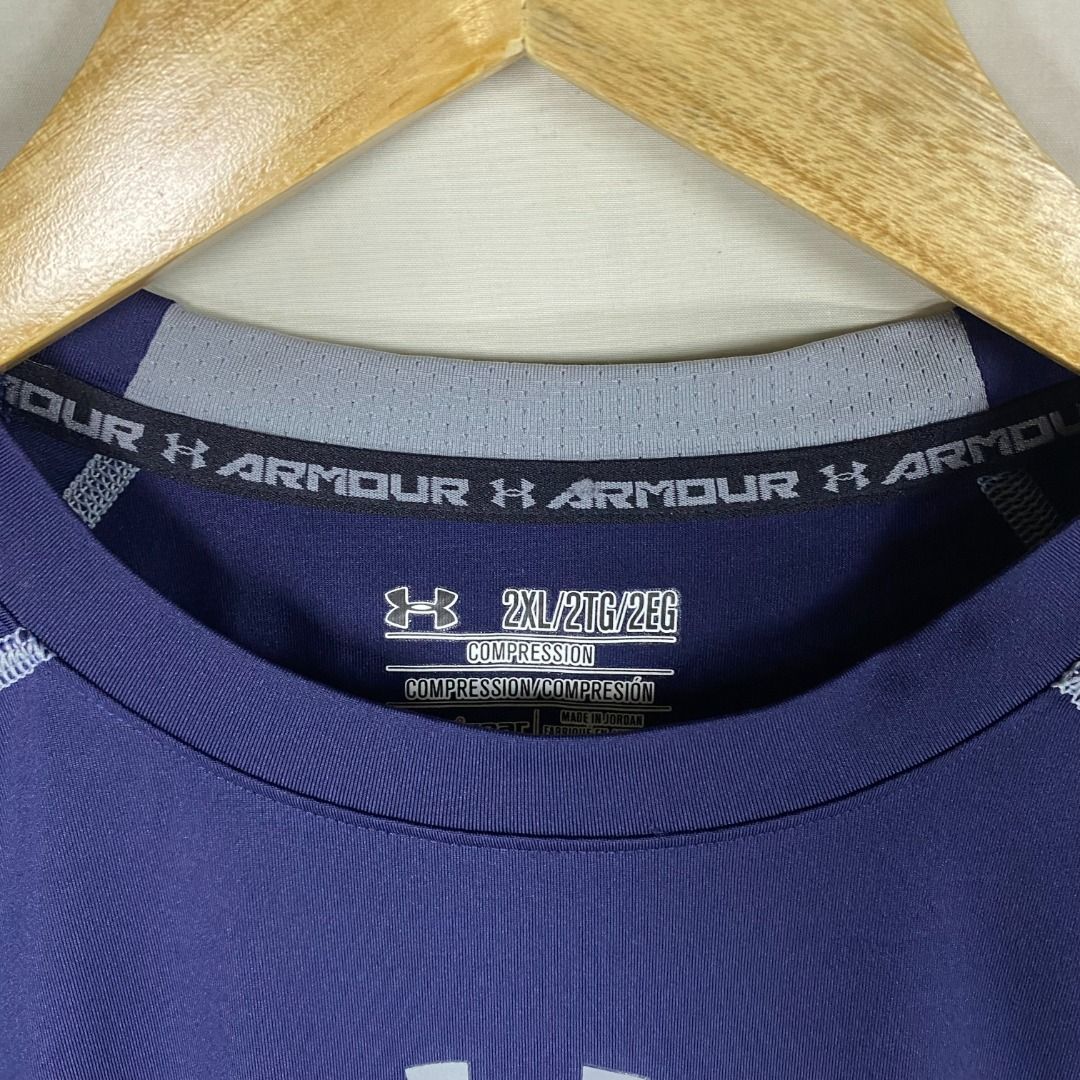UNDER ARMOUR HeatGear Compression Tee Navy Blue / 2XL (Category: Activewear) located in Antipolo. Submitted by canadafindss (Listing ID 1460357131, Image 3). Description: Visit & Follow Canada Finds for more premium thrift, streetwear, vintage, techwear, activewear, and branded finds from Canada 🇨🇦 More items posted regularly: https://www.carousell.ph/u/canadafindss UNDER ARMOUR HeatGear Compression Tee Navy Blue / 2XL Locked-in support for ser