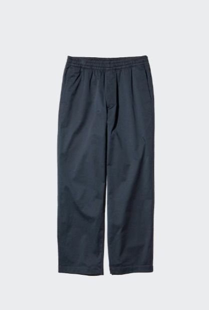 Uniqlo Stretch Easy Ankle Pants (Category: Trousers) located in Santa Rosa. Submitted by cosmococo (Listing ID 1460506905, Image 1). Description: Details - Relaxed tapered cut. - Sleek ankle length. Function details - Fit: Regular - Silhouette: Tapered - Pockets: With Pockets Body: 97% Cotton, 3% Spandex/ Pocket Lining: 65% Polyester, 35% Cotton Size M.