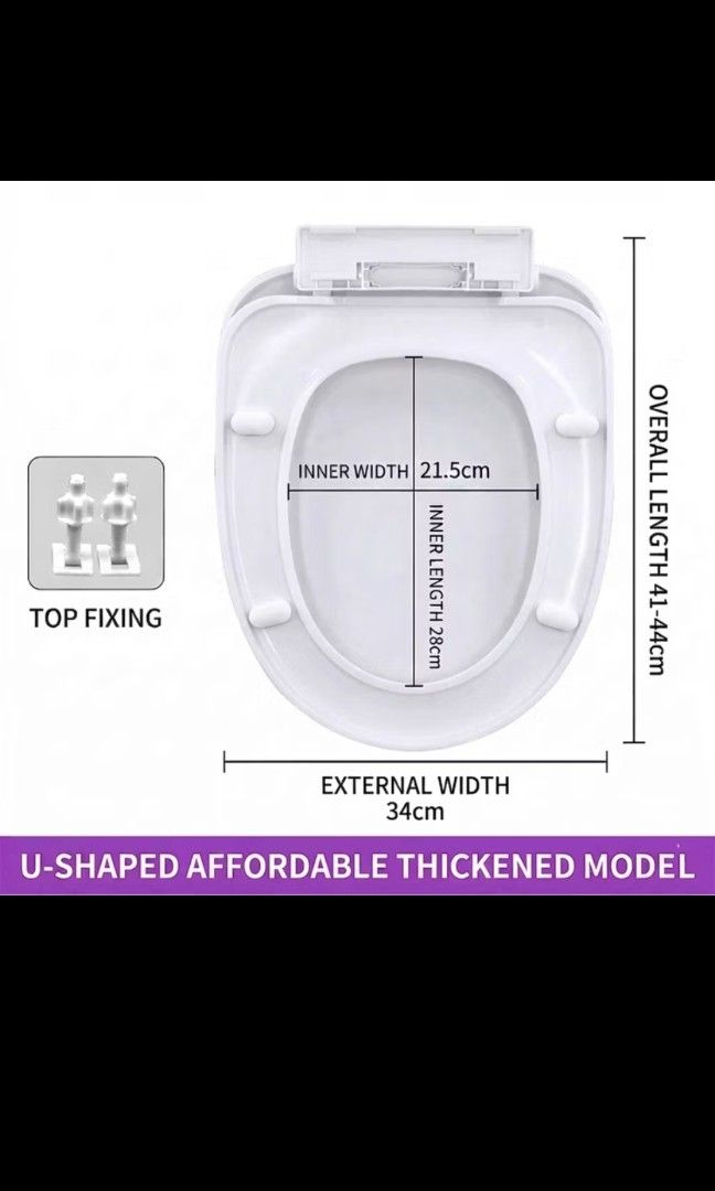 Universal Toilet Seat Cover (Category: Bathroom & Kitchen Fixtures) located in Mandaluyong City. Submitted by bbcatham (Listing ID 1460505143, Image 2). Description: Selling this brand new universal toilet seat cover. U - Shape. RFS: not compatible with our toilet Selling low, opened but unused with tool inclusions..