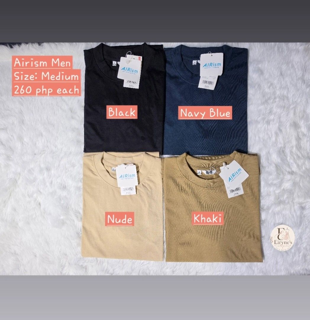 Un!qL0 A!r!sm Men (Category: Tshirts & Polo Shirts ) located in Cavite. Submitted by eirynes_closet (Listing ID 1460481638, Image 2). Description: Un!qL0 Airism Men Big sizes/Loose fit • High quality fabric • with individual packaging We’ve removed the plastic packaging from the S, M, L, XL, and XXL sizes so you can see the actual colors more clearly in the photos. But please understand that colors may slightly differ due to lighting and camera a