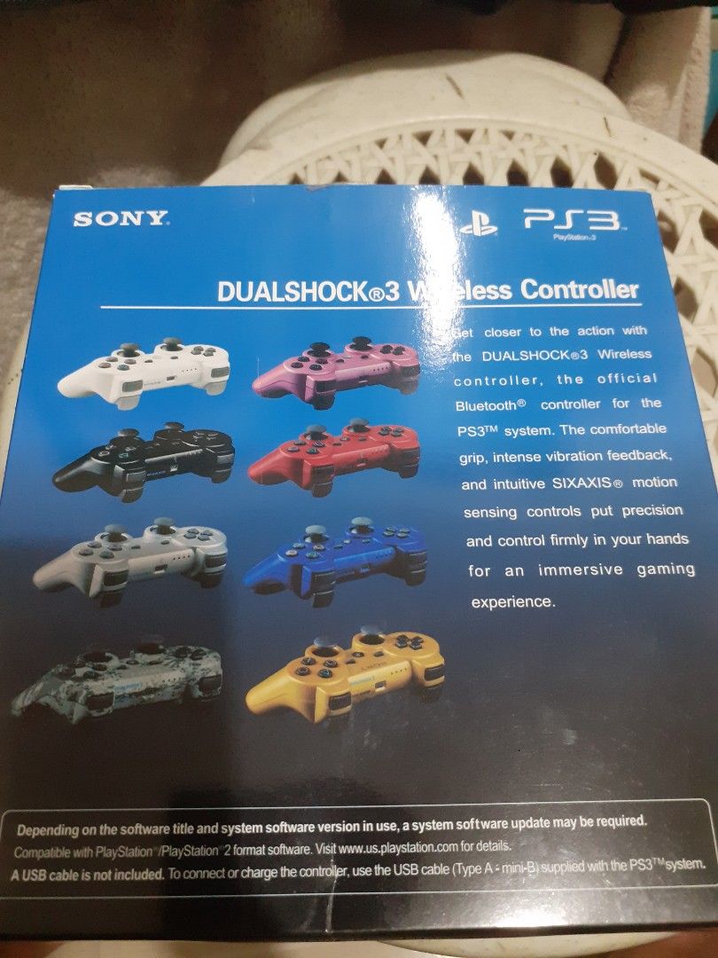 Untested Ps3 Controller (Category: PlayStation) located in Lipa City. Submitted by newriver_a7c3ea (Listing ID 1460330236, Image 2). Description: For sale as Untested or For Parts With box and Manual Original Ps3 Controller Msg.na lang sa me need Maganda siya pandisplay sa tindahan.