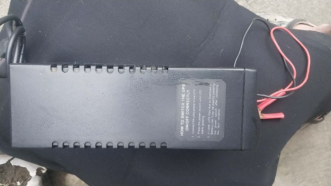 UPS 600 VA (Category: Other Accessories) located in San Pedro. Submitted by adlim_marketing (Listing ID 1460443927, Image 3). Description: UPS (Used) , 600 VA LIke New with Box - P1,000.00 (2 units available) Light Used without Box - P700.00 ( 3 units available) Pick up - United San Pedro Subd., San Pedro Laguna Shipping Fee on Customer's Expense .