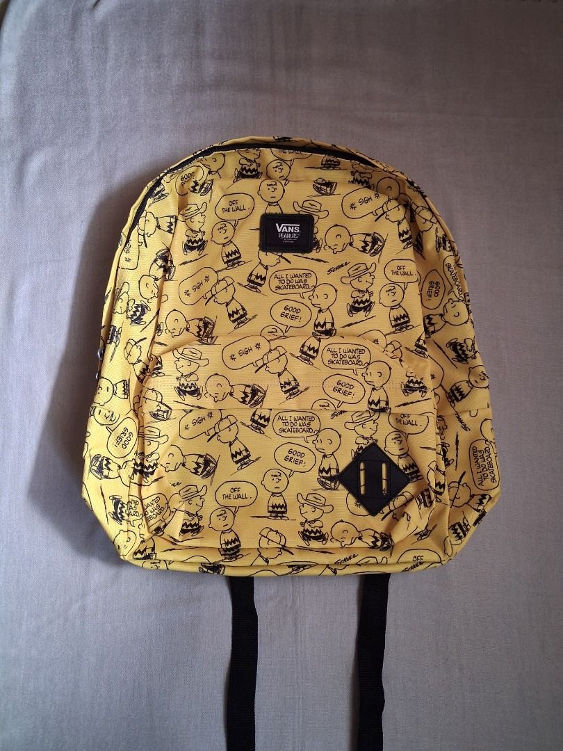 VANS PEANUTS OLD SKOOL BACKPACK LTD EDTN (Category: Backpacks) located in Quezon City. Submitted by threeleggeddog (Listing ID 1456703022, Image 1). Description: YELLOW PRE LOVED FROM VANCOUVER CANADA GCASH/BPI SHIPPING/PICKUP FEES C/O BUYER PM.