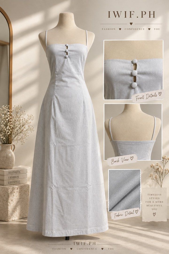 Vietnam Dress (Category: Dresses) located in Taguig. Submitted by fioynnx (Listing ID 1460500958, Image 3). Description: Vietnam Dress ✨🌻 Onhand ready to ship. Jnt or lalamove Sizes are available s/m/l Paranaque area. Pls follow our ig page for more design and pieces. .