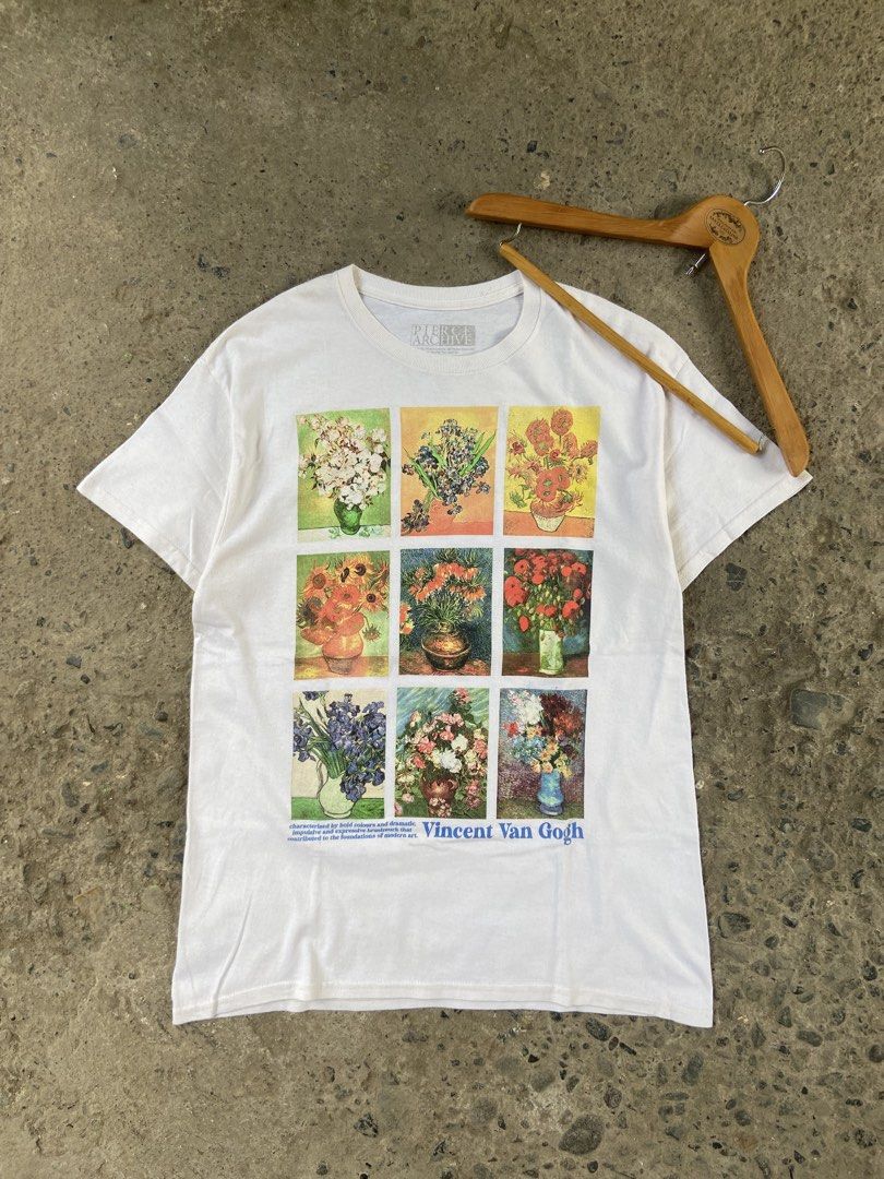 Vincent Van Gogh Art Graphic Tee (Category: Tshirts & Polo Shirts ) located in Tagum. Submitted by manifesto.arch (Listing ID 1460382272, Image 1). Description: Dimes: 19.5x29 Large Issue: Needs Wash Can Vouch on any platforms .