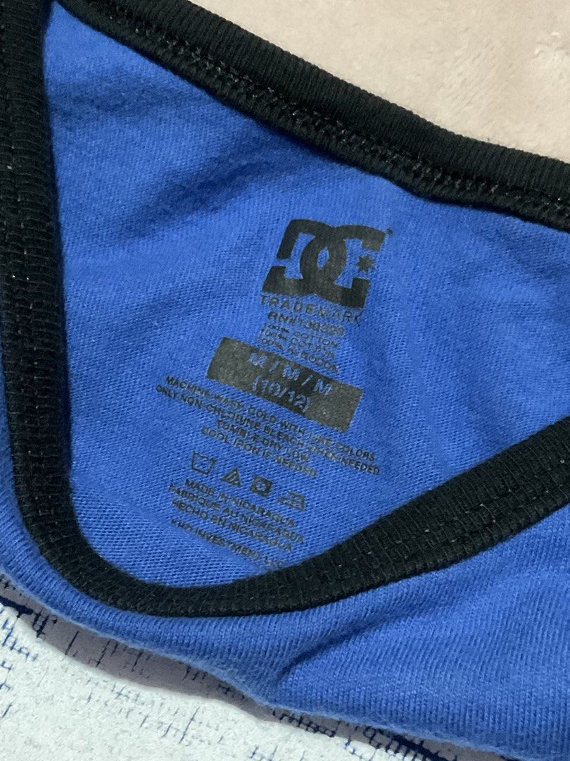 DC tight fitting tank top (Category: Sleeveless) located in Caloocan City. Submitted by sweetpoetry.closet (Listing ID 1460454202, Image 3). Description: Condition: Good Size: Small-Medium (10/12) + Tight-fitting 🩰Bought from a warehouse bundle. 💌MOP: Gcash ❗️Shipping shouldered by buyer.❗️.
