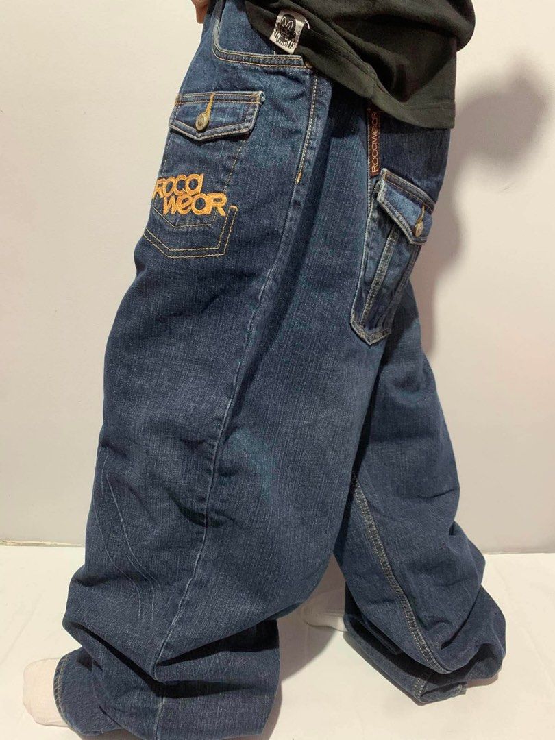 Vintage 2000’s ROCAWEAR DENIM JEANS (Category: Jeans) located in Dasmarinas. Submitted by adriannz (Listing ID 1460441188, Image 1). Description: Vintage 2000’s ROCAWEAR DENIM JEANS 38 waist 48 length 16 thighs 11 leg opening Excellent Condition Fixed part(UNNOTICEABLE) 10/10 color rate Claim:1.850 Note:Please Manage your expectations Since all items are thrifted and used..