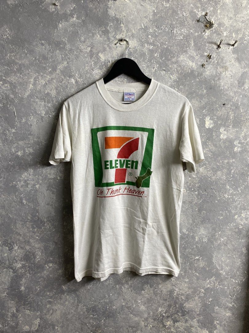 Vintage 7 Eleven Promo Tee (Category: Tshirts & Polo Shirts ) located in Pasig City. Submitted by lumangkamisa (Listing ID 1460420605, Image 1). Description: Small on tag fits medium.