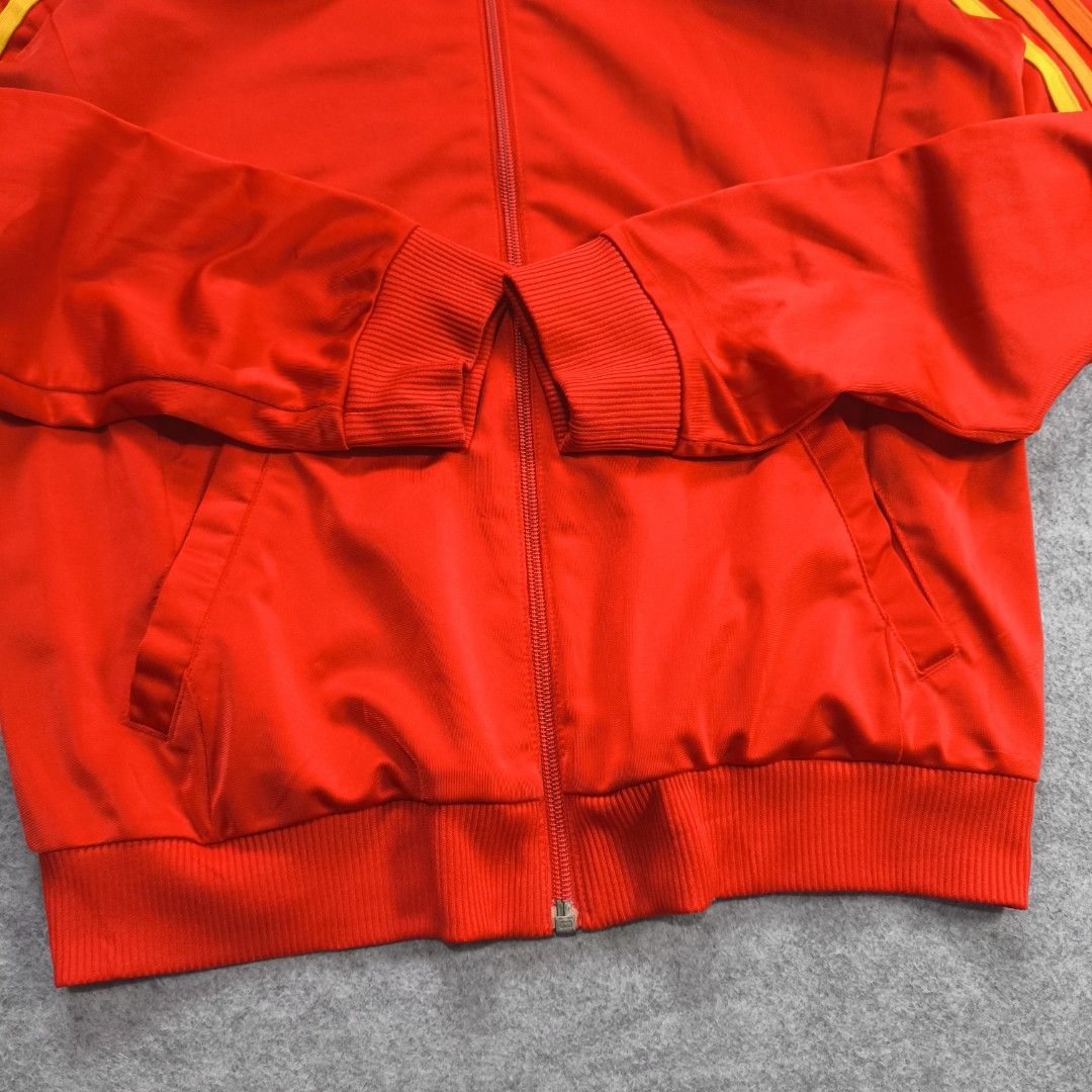 Vintage Adidas Track Jacket (Category: Hoodies) located in Manila. Submitted by shykes_26 (Listing ID 1460397626, Image 3). Description: Dimensions Width - 20.5 Length - 25 Size on tag - XL Issues - None.