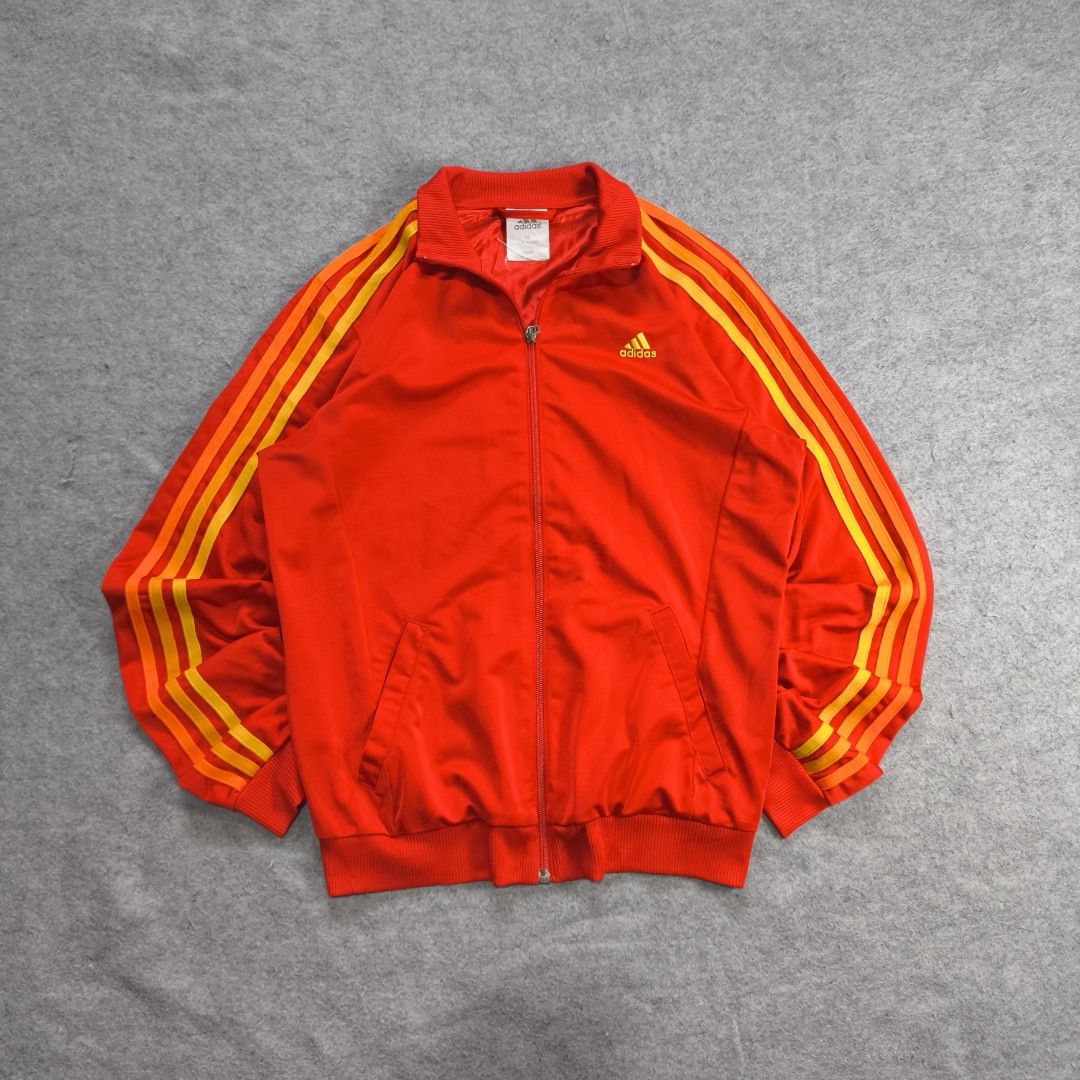 Vintage Adidas Track Jacket (Category: Hoodies) located in Manila. Submitted by shykes_26 (Listing ID 1460397626, Image 1). Description: Dimensions Width - 20.5 Length - 25 Size on tag - XL Issues - None.
