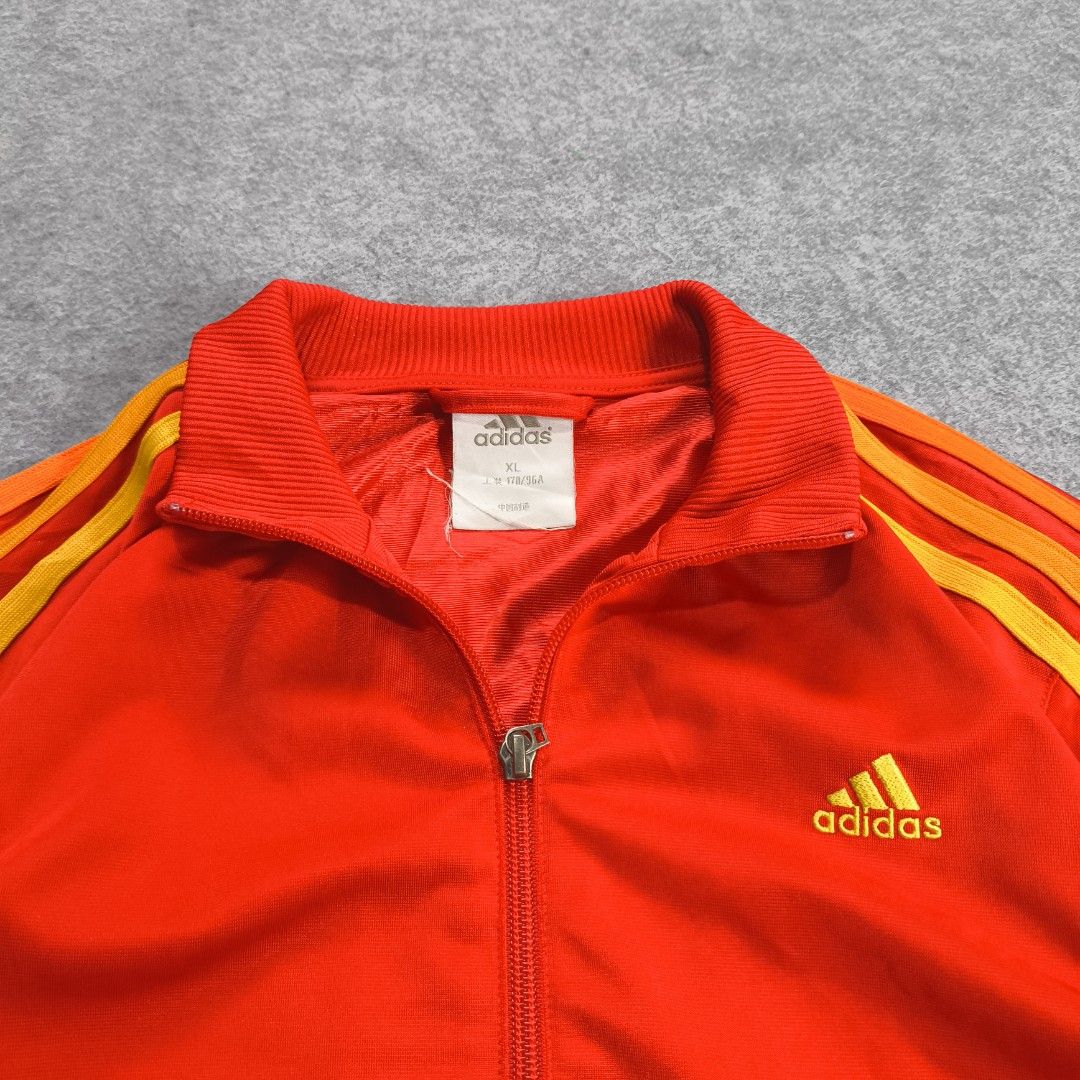Vintage Adidas Track Jacket (Category: Hoodies) located in Manila. Submitted by shykes_26 (Listing ID 1460397626, Image 2). Description: Dimensions Width - 20.5 Length - 25 Size on tag - XL Issues - None.