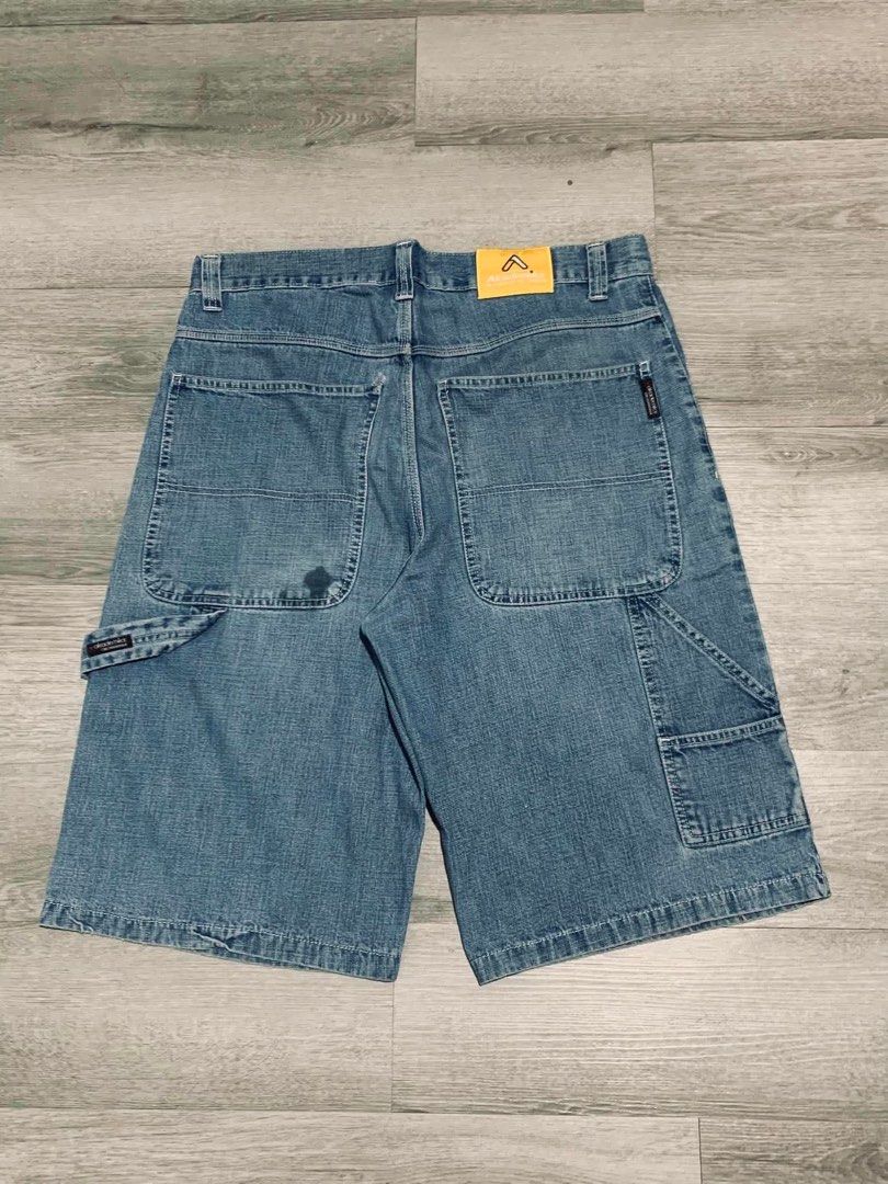 Vintage Akademiks Carpenter Jorts (Category: Shorts) located in Dasmarinas. Submitted by adriannz (Listing ID 1460348608, Image 1). Description: Vintage AKademiks Carpenter jorts 36waist 26.5 length 15 thighs a13 leg opening Excellent Condition Stain/fixed Scratch 10/10 color rate Claim:800 Note:Please Manage your expectations Since all items are thrifted and used..