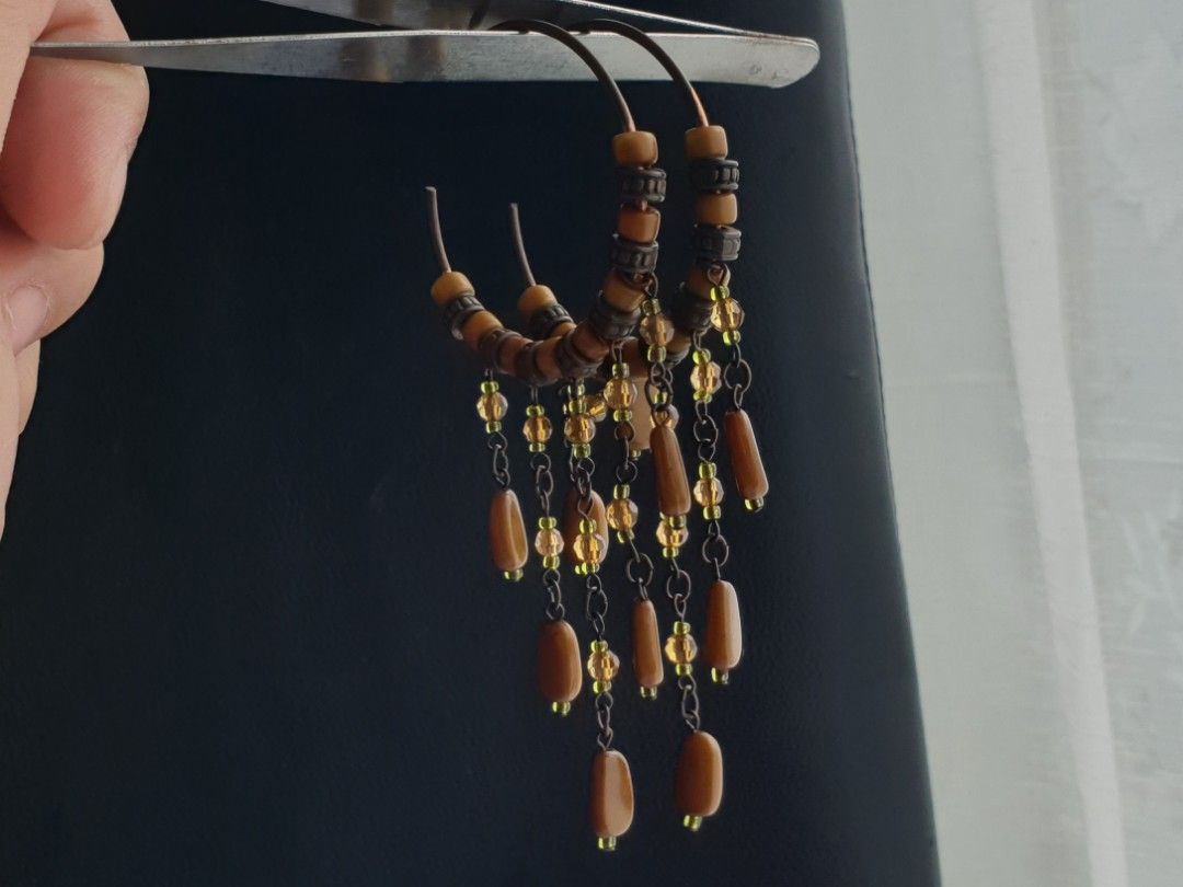 Vintage Boho Hoop Earrings (Category: Earrings) located in Quezon City. Submitted by WasalakTwo (Listing ID 1460317358, Image 3). Description: Bought in Japan High quality Goodcondition Clean and presentable Open for delivery nationwide.