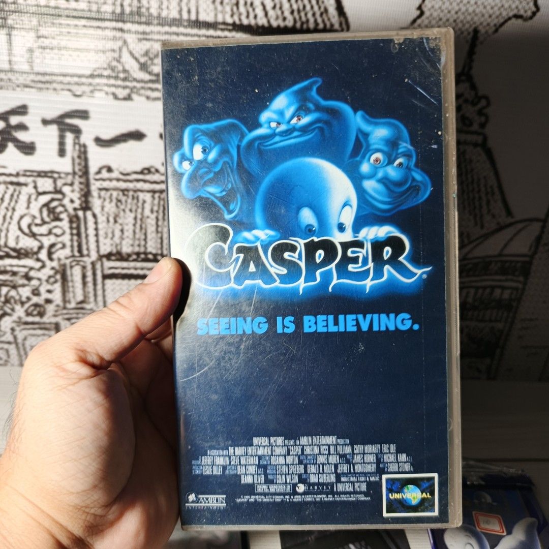Vintage Casper Collectable Merchandise (Category: Vintage Collectibles) located in Iloilo. Submitted by quistor (Listing ID 1460398985, Image 2). Description: Product Features: Vintage Casper Collectable Merchandise Color: as the picture shows Size : inches - see Ruler inches for size comparison Condition: Japan surplus toys, authentic , selling as is. Package Content: 1pc VHS Tape, 8pcs Movie Cards. Notes: Due to the light and screen setting dif