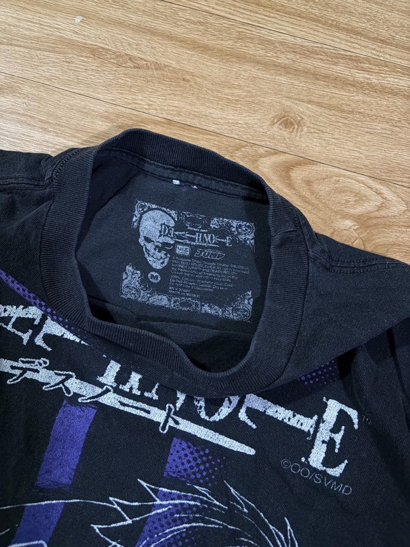 Vintage Deathnote shirt Lawliet (Category: Tshirts & Polo Shirts ) located in Paranaque City. Submitted by uw4kk (Listing ID 1460500792, Image 3). Description: Measurements are shown in the photo No pinholes , good condition.