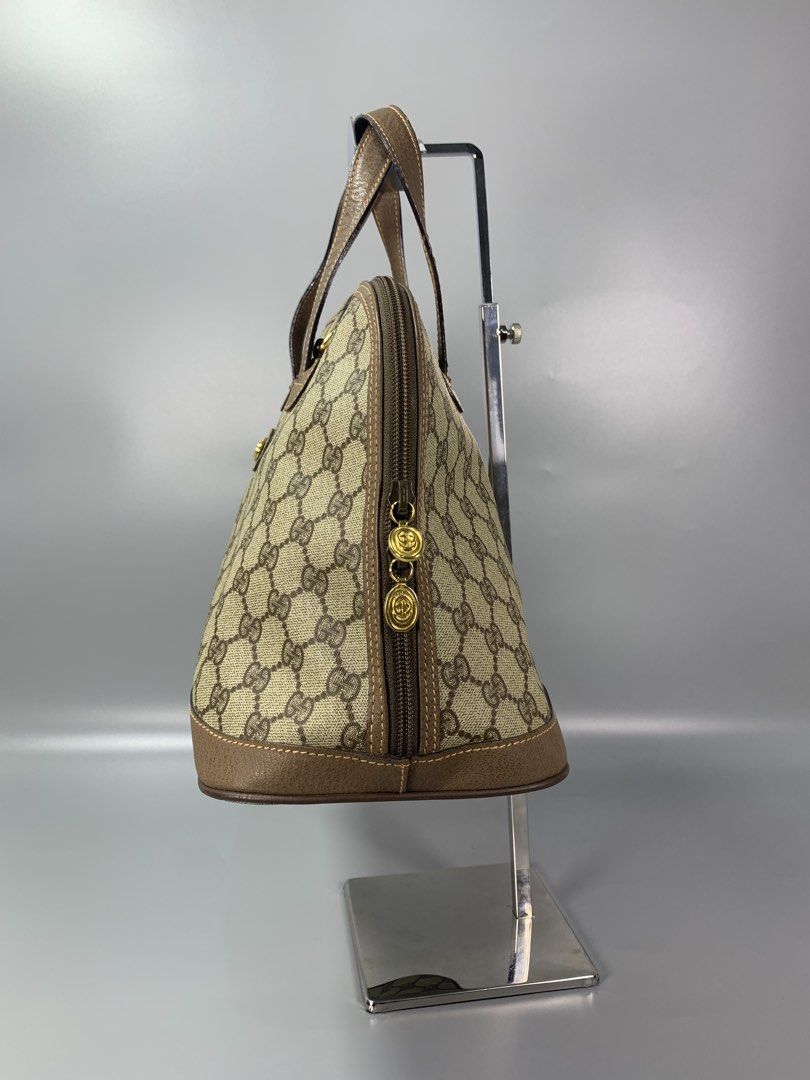 Vintage Gucci Monogram Dome Bag (Category: Luxury Bags & Wallets) located in Mabalacat. Submitted by vtgmalan (Listing ID 1460316053, Image 2). Description: Vintage Gucci Monogram Dome Bag Price: 17,000 Condition :9/10 Product Condition Rank : AB Issue/s : inner Dimensions : 13x9.5x6.5 (LxHxW) Inclusions: N/A Note : Please make sure to check all the photos before mine. All of the Items on sale are LEGIT/ORIGINAL. If you have a question , please m