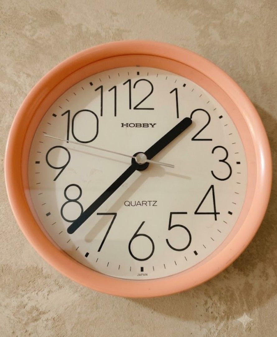 Vintage Hobby japan wall clock (Category: Clocks) located in San Fernando. Submitted by jaimeeyandoc (Listing ID 1460364511, Image 2). Description: Vintage Hobby japan wall clock - made in japan - works with 1pc AA battery - 2 x 7 x 7 inches. - no issues. - can send demo vid upon request..